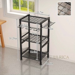 収納ラック スチールラック 工具ラック ガレージ収納 庭 ガーデンツール 釣具の画像