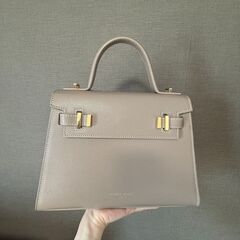 【美品】TEDDY BLAKE 2way ハンドバッグ｜ベージュ系 ショルダーバッグの画像