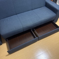 ３人がけソファー（ベッドにもなります）の画像