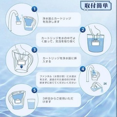 ❤️新品❤️【6個セット】浄水ポット用 浄水カートリッジ 高除去タイプ 日本仕様対応②の画像