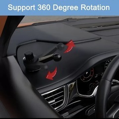車用スマートフォンマウント マグネットホルダー サイドダッシュベントスタンド ノンブロッキングダッシュボード曇り止め エアベントクランプ クリップベースアダプター ブラケットの画像