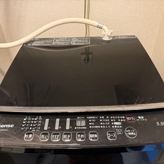 洗濯機　Hisenseの画像