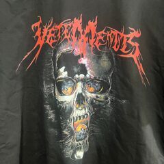 ヴェトモン VETEMENTS 17AW 【 Heavy Metal Print Tee 】 スカル プリント オーバーサイズド Tシャツの画像