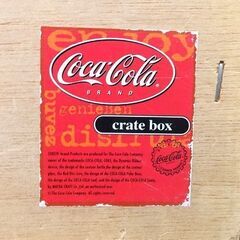 コカ・コーラ クレートボックス 木製 看板 壁掛け 箱 Coca-Cola crate box レトロ アメリカン雑貨 インテリア 札幌 西野店の画像