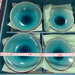 昭和レトロ)大皿、小皿セットの画像
