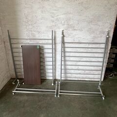 突っ張りラダーラック 棚板付き 壁面収納 賃貸OK ラダーラック 収納棚 後付け 壁面ラック 突っ張り棚 発送可能 ② Y2094の画像