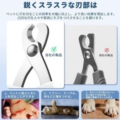 ZeeWii 猫 爪切り 小型ペット用 初心者向け 安全設計 ステンレス刃 の画像