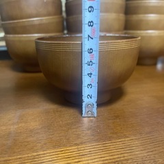 木製風プラスチック？ 汁椀15個セットの画像