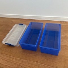 プラスチックケース　2個セットの画像
