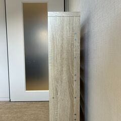 【大幅値下！】本棚　スリム　木目調の画像