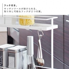 Tower スリムキッチンワゴン(値下げ交渉可)の画像