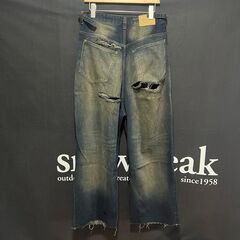 BALENCIAGA 22AW Destroy Skate Denim Pants デストロイスケートデニムパンツ グランジ加工の画像
