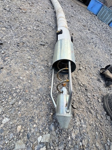 引き取り限定　斎藤農機 穀物搬送機 BS-602 三相200Vホース 6000mm ばねこん バネコン 籾搬送機 もみ 籾殻 乾燥機 