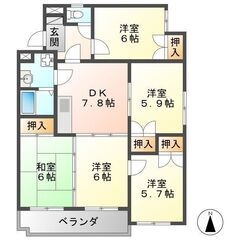  田神駅近！グループホーム民泊可能ゆとりの5DK、ペット、…