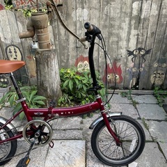 【5434】折り畳み　MINI 16インチ　後タイヤ新品 14,900円（防犯・税込）の画像