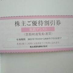 ①ゆのゆ　TOYOHASHI 割引券　2枚　②恵那峡遊覧船割引券　1枚の画像