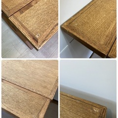脇木工 MOMO NATURAL VENT 3WAY テーブル ソファテーブル ダイニングテーブル モモナチュラルの画像