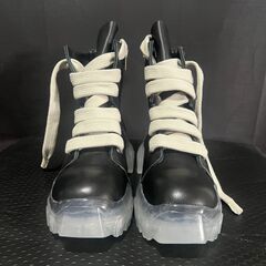 リックオウエンス Jumbo Lace Bozo Tractor Boots ジャンボシューレーストラクタースニーカーブーツ メンズ 43の画像