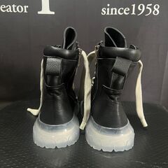 リックオウエンス Jumbo Lace Bozo Tractor Boots ジャンボシューレーストラクタースニーカーブーツ メンズ 43の画像