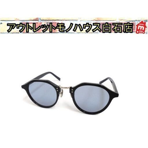 A.D.S.R. サングラス SATCHMO 01 シャイニーブラック/シルバー エーディーエスアール サッチモ 眼鏡 ハンドメイド 札幌市 白石店