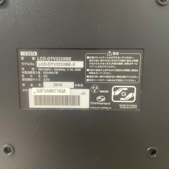 21.5型　テレビの画像