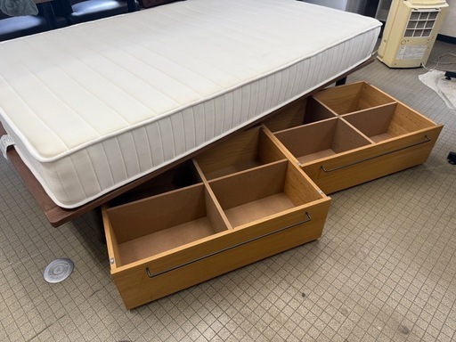 無印良品　ベッド下収納　2個セット 木製ベッド・オーク材用ベッド下収納・2個セット | 無印良品