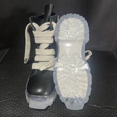 リックオウエンス Jumbo Lace Bozo Tractor Boots ジャンボシューレーストラクタースニーカーブーツ メンズ 43の画像