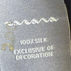 日本未発売　varana インポート　シルク　ドレス　ワンピース　ブラック　刺繍の画像