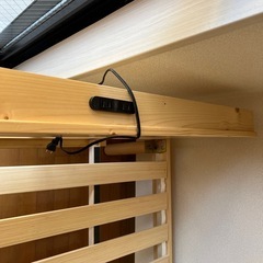 ダブルベッドフレームの画像