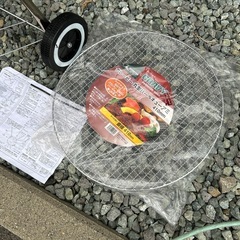 お話し中　丸型バーベキューコンロ　網新品の画像