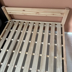 無印良品シングルベッド_すのこ割れありの画像
