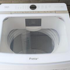 美品✩AQUA大容量8kg✩洗濯機2020年製✩AQR-GVX80J 風乾燥付 中古家電 リピ割あり✩の画像