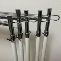 5台おまとめ　スチールハンガーラック　W101cm H 108cm~ 奥42.5cm 　 の画像
