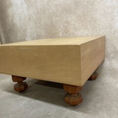 碁盤 中古品 無垢 足つき 高級碁盤 碁石なし 盤のみ ボードゲーム 囲碁 囲碁盤の画像