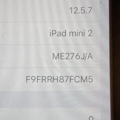 iPad　mini2　16GB中古品の画像