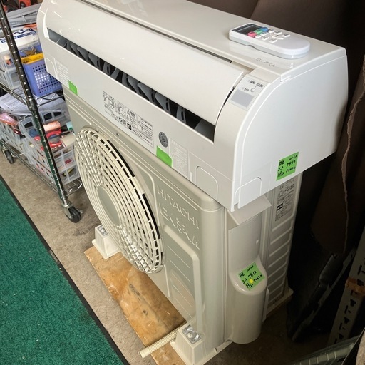 保証付、取付込、日立2022年2.2kw6畳
