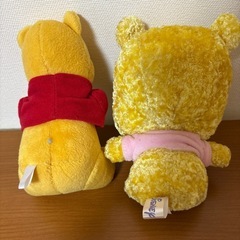 プーさん　　ぬいぐるみとノートの画像