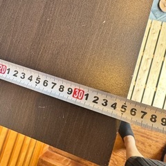 下駄箱 幅90×奥行35×高さ119cm ダークブラウンの画像