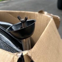 お話し中　丸型バーベキューコンロ　網新品の画像