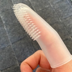 犬　猫　やわらか指ブラシ
の画像