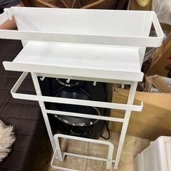 洗濯機横マグネット収納ラックの画像