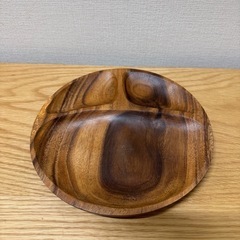 新品未使用　ナチュラルキッチン　アカシア　皿の画像