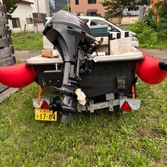 ホープボート.スズキ船外機9.9馬力の画像