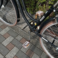 自転車　多分27インチ　後ろパンクの画像