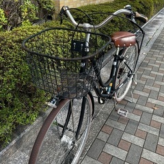 自転車　多分27インチ　後ろパンクの画像