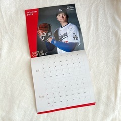 大谷翔平選手　2025年壁掛けカレンダーの画像