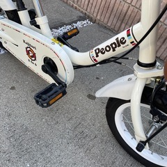 【美品】ピープル　かじとり式　12インチ　自転車の画像