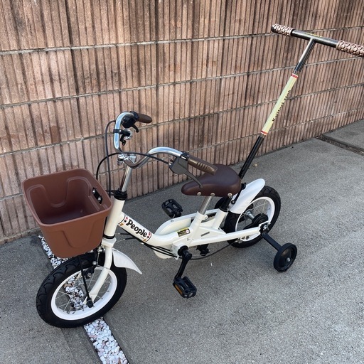 【美品】ピープル　かじとり式　12インチ　自転車