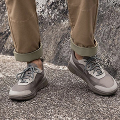 FitFlop Men Arken Sporty Sneakers Timberwolf Mixの画像