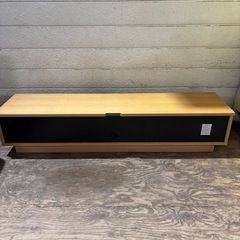 ロングテレビ台 1500×362×310mm 引き出し付き  株オーヤマの画像